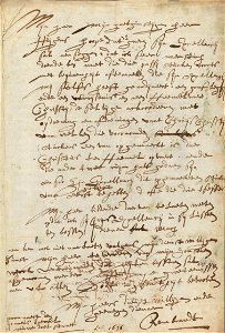 Houghton MS Eng 870 (14) - Rembrandt letter