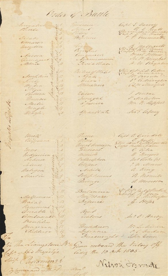 Houghton MS Eng 196.5 - Nelson (50), 10 Oct 1805