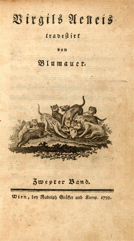 Houghton GC7 B6255 B793v - Aeneid, Blumauer