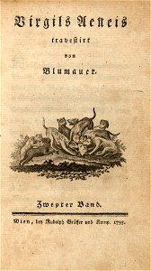 Houghton GC7 B6255 B793v - Aeneid, Blumauer