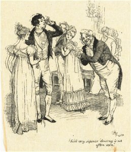 Houghton Typ 805.94.8320 - Pride and Prejudice, 1894, Hugh Thomson - superior dancing