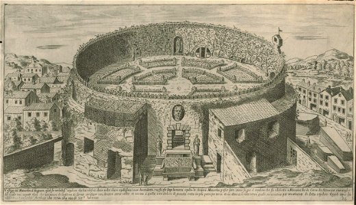 Houghton Typ 625.00.342 - Mausoleum of Augustus from Du Pérac, Etienne, 1600