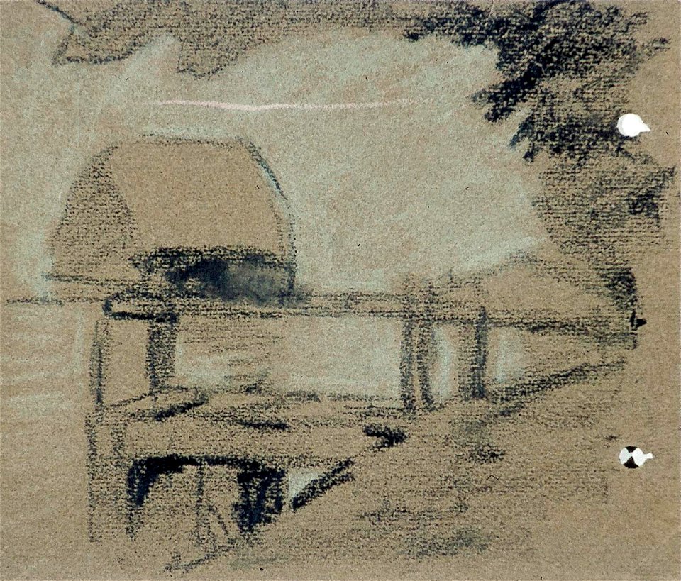 House by the Water and Jetty by Theo van Doesburg Centraal Museum AB4529