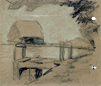 House by the Water and Jetty by Theo van Doesburg Centraal Museum AB4529