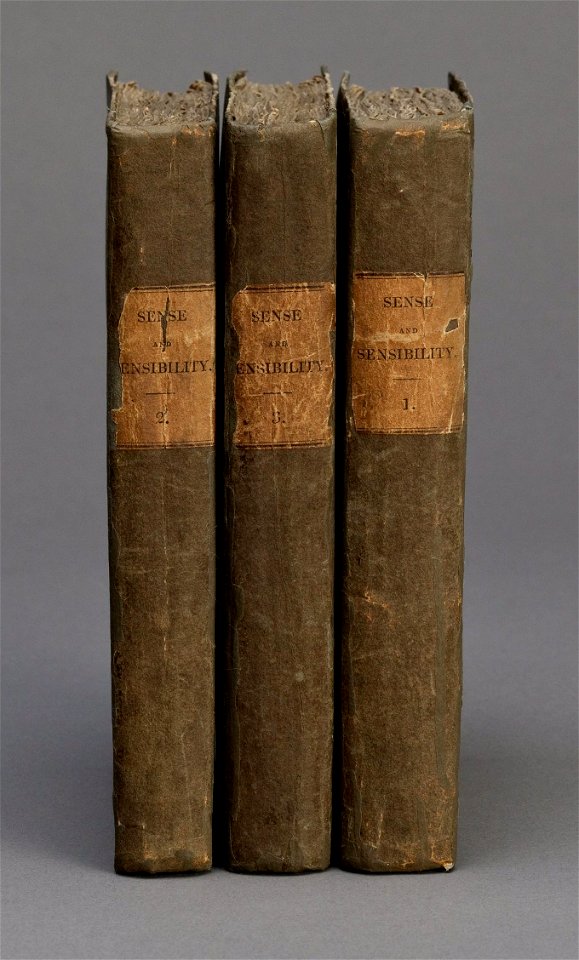 Houghton EC8 Au747 811s (B) - Sense and Sensibility spines