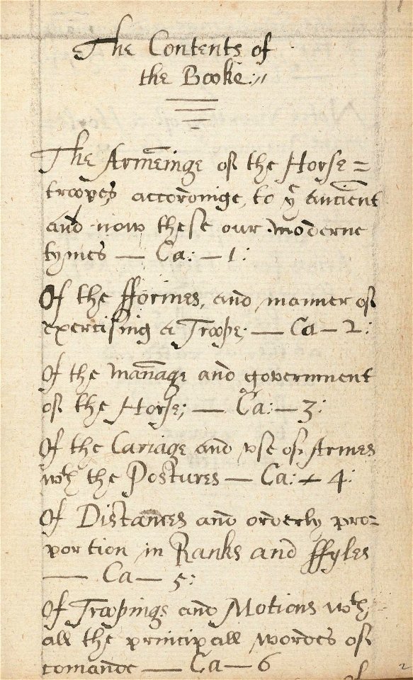Houghton MS Eng 717 - Markham, contents