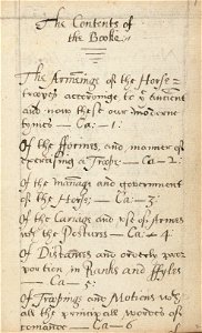 Houghton MS Eng 717 - Markham, contents