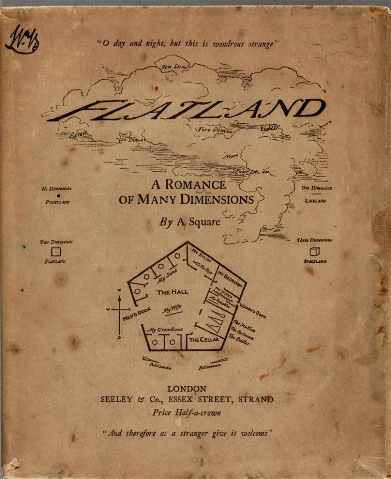 Houghton EC85 Ab264 884f - Flatland, cover