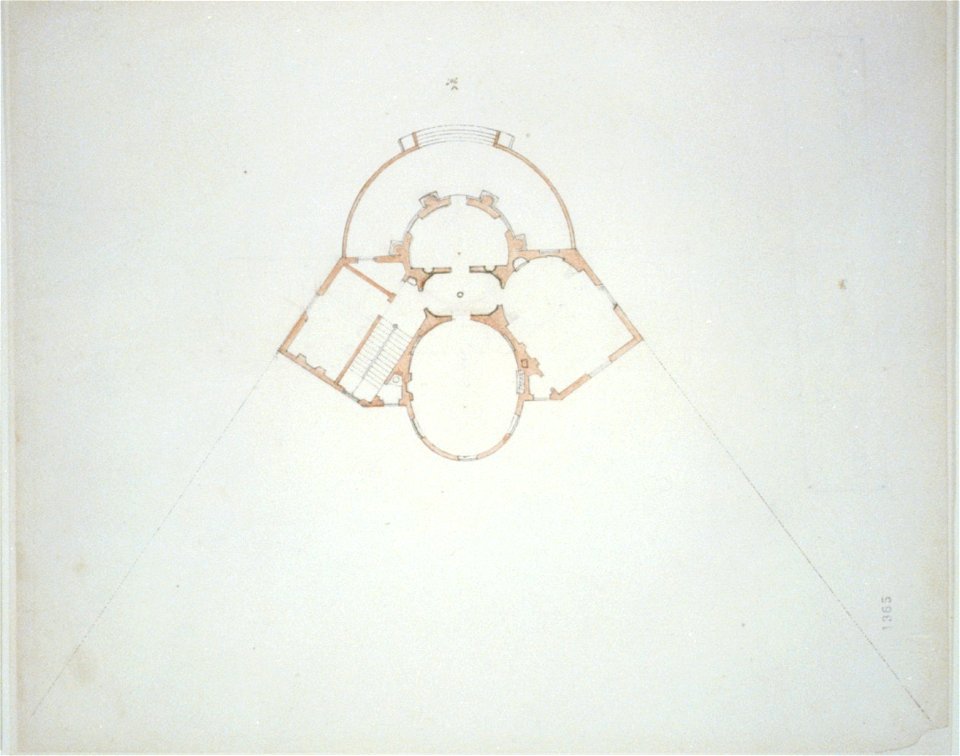 House (Octagon-Tayloe House), 1799 New York Avenue, N.W., Washington, D.C. Floor plan LCCN2002712361