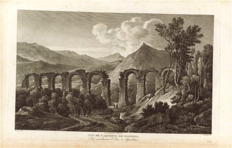 Houghton Typ 815.02.2616 - Cassas, Vue de L'aqueduc de Salones