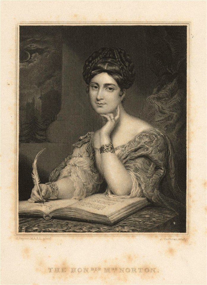 Houghton Portrait File - Caroline Sheridan Norton