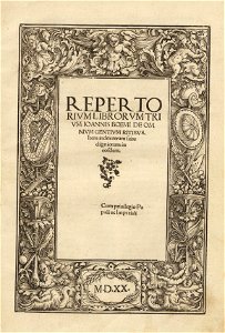 Houghton Typ 520.20.223 - Joannes Boemus, 1520