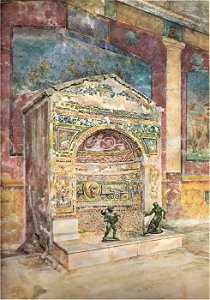 House of the Small Fountain in Pompeii by Luigi Bazzani