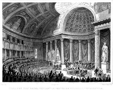 House of Peers - trial of ex-ministers