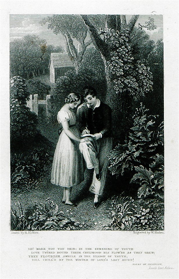 Hours of Idleness - Byron George Gordon Lord - 1849