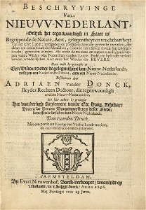 Houghton US 15316.56 - van der Donck, Beschryvinge, 1656
