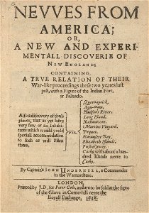 Houghton STC 24518 - Underhill, Newes from America, title