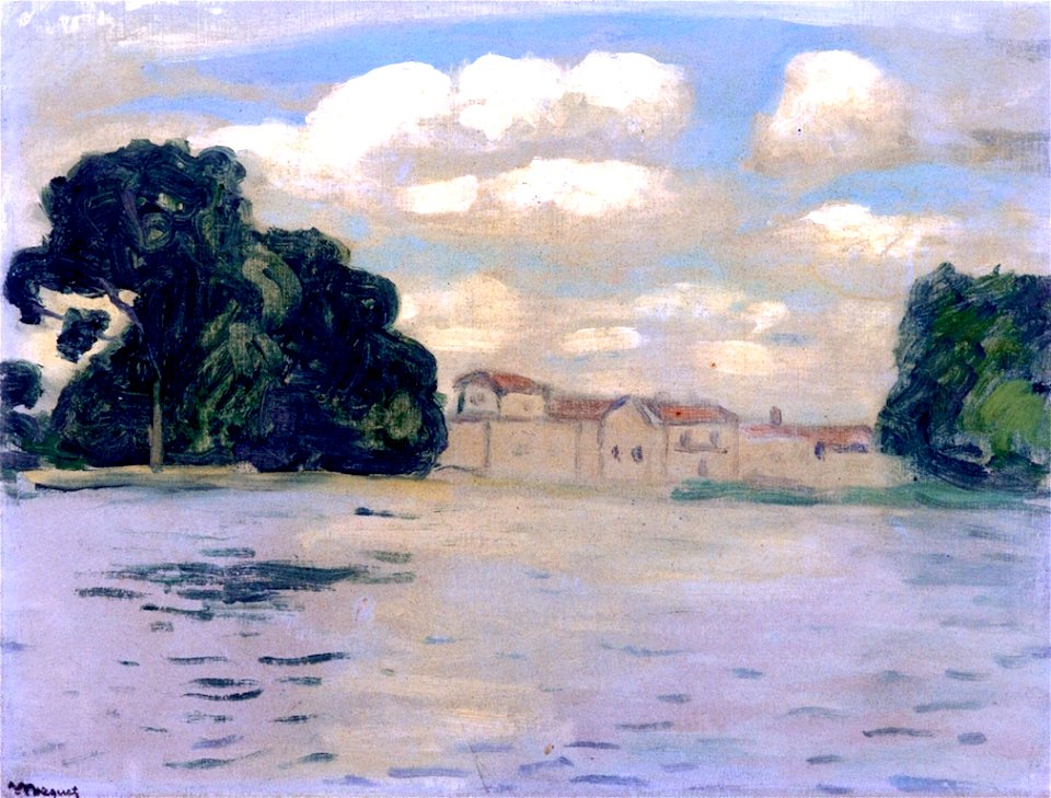 Houses on the Water at Samois Albert Marquet