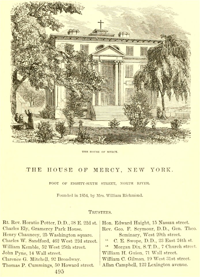 House of Mercy, New York City, Valentine's Manual