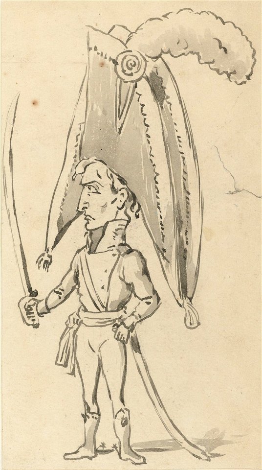 Houghton MS Eng 951.5 - Napoleon caricature