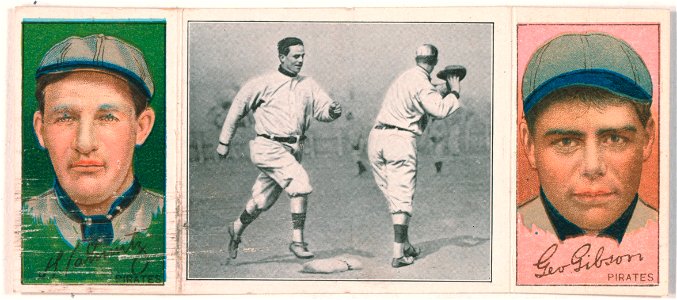 Howard Camnitz-George Gibson, Pittsburgh Pirates, baseball card portrait LCCN2008678501