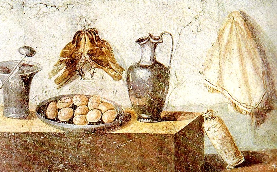 House of Julia Felix still life eggs