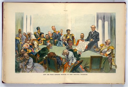 How the peace congress receives its first practical suggestion - Keppler. LCCN2011649644