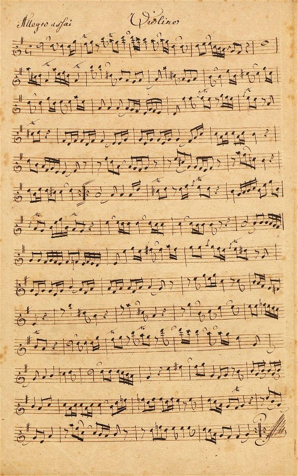 Houghton MS Mus 71 - Bach, page 2