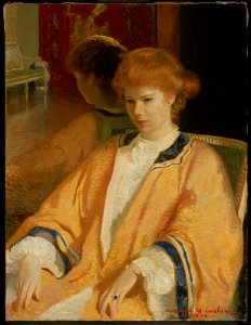 Howard Gardiner Cushing - Mrs. Howard Cushing (Ethel Cochrane) (The Mandarin Coat) - 17.3170 - Museum of Fine Arts