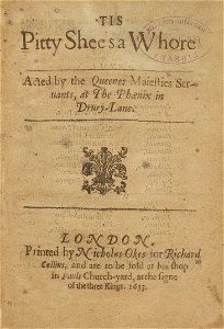 Houghton STC 11165 - Tis Pitty, title