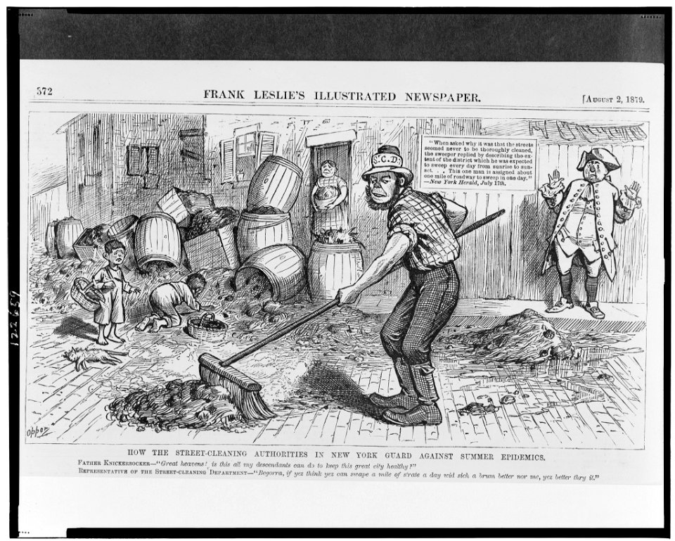 How the street-cleaning authorities in New York guard against summer epidemics - Opper. LCCN99400287