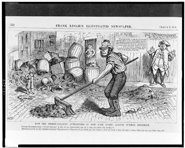 How the street-cleaning authorities in New York guard against summer epidemics - Opper. LCCN99400287