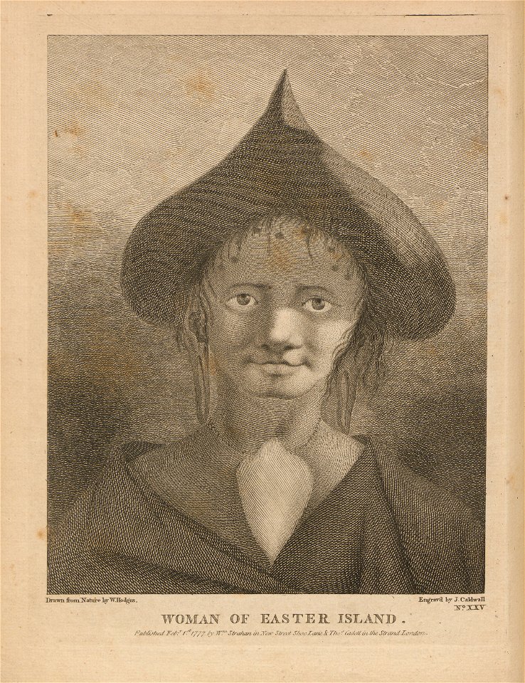 Houghton Oc 127.72.3 - Cook, Woman of Easter Island