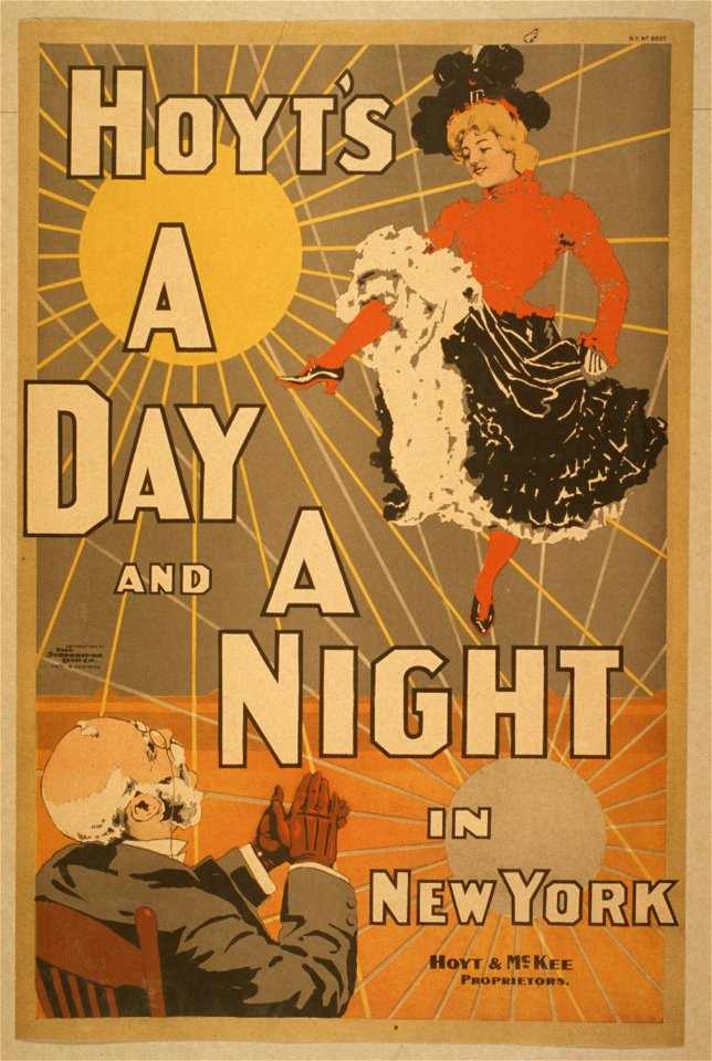 Hoyt's A day and a night in New York LCCN2014636288