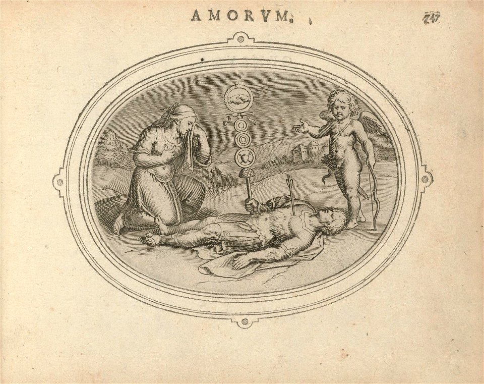 Houghton STC 24627a.8 - Amorum emblemata, figuris Aeneis incisa - pg 247