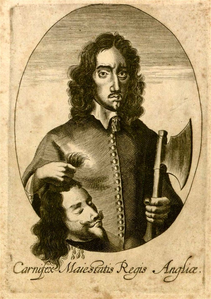Houghton Portrait File - Charles I of England beheaded