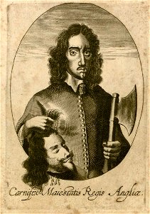 Houghton Portrait File - Charles I of England beheaded