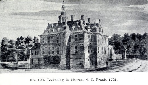 HUA-107442-Gezicht op het kasteel Plettenburg bij Jutphaas uit het zuidoostenNB De gemeenten Jutphaas en Vreeswijk zijn per 1 juli 1971 samengevoegd tot de nieuw