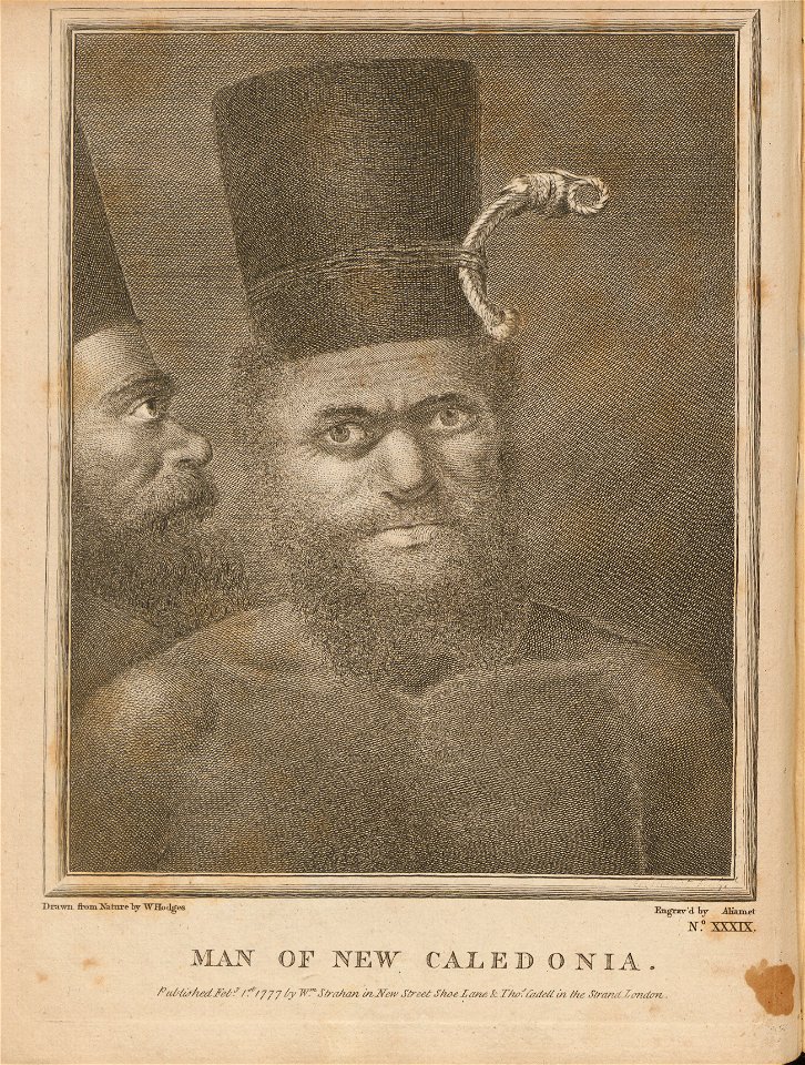 Houghton Oc 127.72.3 - Cook, Man of New Caledonia