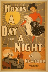 Hoyt's A day and a night in New York LCCN2014636288