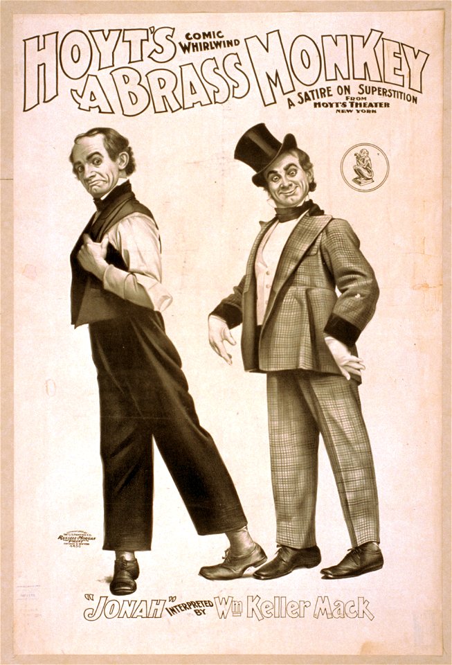 Hoyt's comic whirlwind, A brass monkey a satire on superstition. LCCN2014636597
