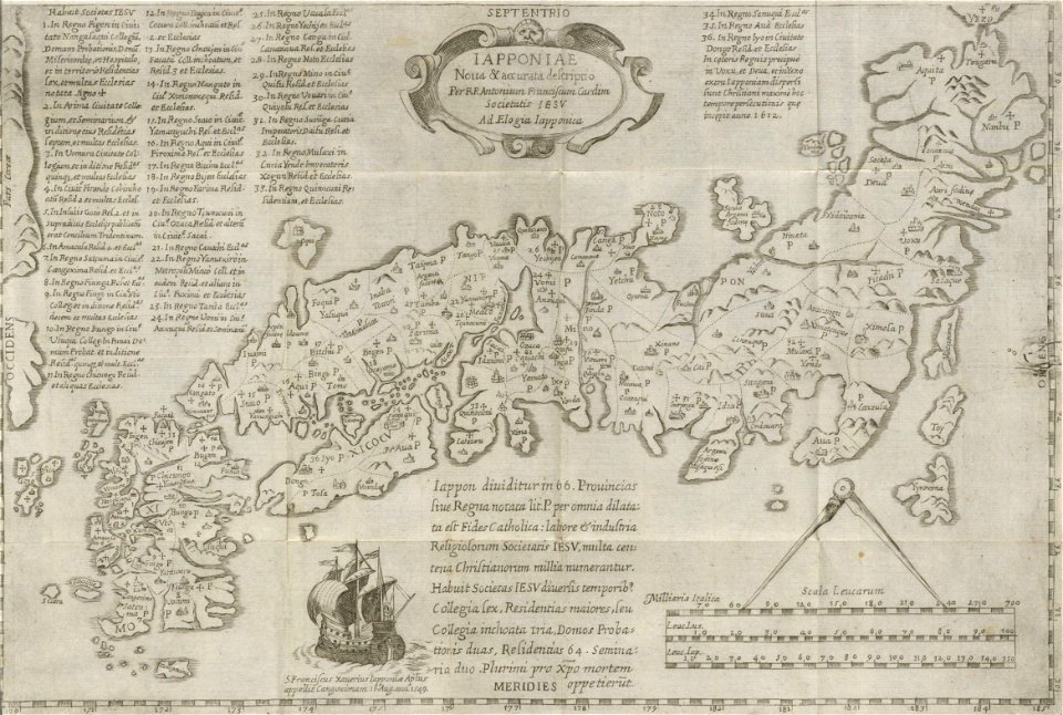 Houghton PC6 C1795 646f - Cardim, Japan map