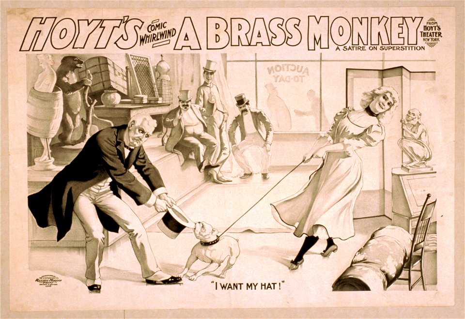 Hoyt's comic whirlwind, A brass monkey a satire on superstition. LCCN2014636600