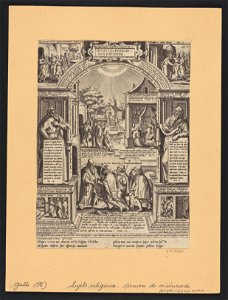 Housing The Strangers 1577 print by Hans Bol, S.I 54340, Prints Department, Royal Library of Belgium