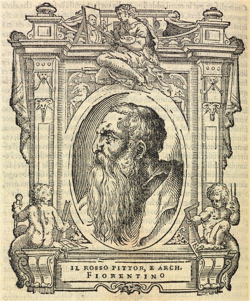 Houghton Typ 525 68.864 - Vasari, Le vite - Il Rosso