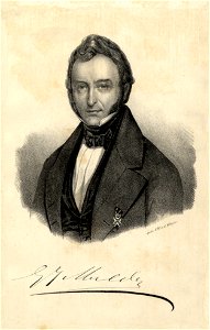 HUA-105783-Portret van prof GJ Mulder geboren 1802 hoogleraar in de scheikunde aan de Utrechtse hogeschool 1840 1868 overleden 1880 Borstbeeld links van voren