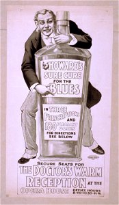 Howard's sure cure for the blues in three prescriptions and 180 pleasant doses for direction see below - secure seats for The doctor's warm reception at the Opera House, office hours, LCCN2014636442