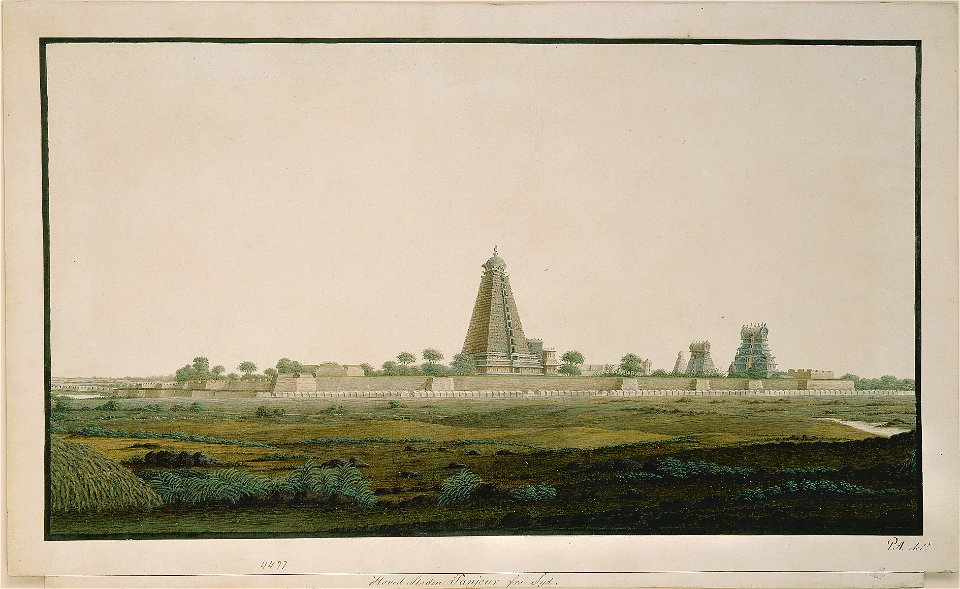 Hovedstaden Tanjour - Peter Anker (1744–1832) - Kulturhistorisk museum, UiO - UEM4477