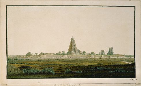 Hovedstaden Tanjour - Peter Anker (1744–1832) - Kulturhistorisk museum, UiO - UEM4477