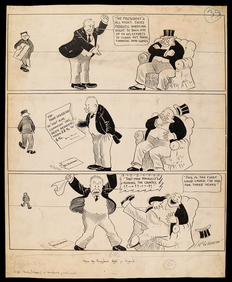 How the President lost a friend, December 3, 1907 (NBY 1337)